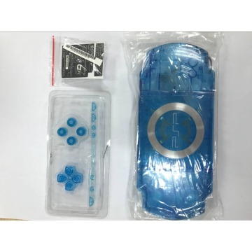 Clear Crystal Color Full set Housing Shell Cover Case Replacement for PSP2000 PSP 2000 Game Console with Buttons Set