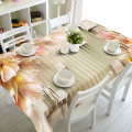 Tablecloth 3D Sexy Retro Rose Pattern Washable Cloth Thicken Rectangular and Round Table Cloth for Wedding Manteles