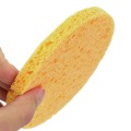 10pcs Soft Wood Pulp Sponge Cellulose Compress Cosmetic Puff Facial Washing Sponge Face Care Cleansing Makeup Remover Tools