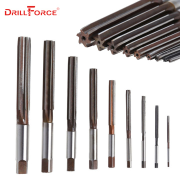 1PC 3-42mm Hand Reamer Precision H8 9SiCr Straight-shank Engineering Tools (3/4/5/6/7/8/9/10/11/12/13/15/20/22/25/30/32/35/40mm)