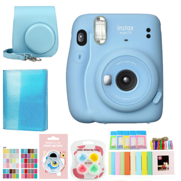 Original Fujifilm Fuji Instax Mini 11 Instant Film Photo Camera ,20 Sheets Fujifilm Instax Mini 8/9 Films