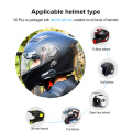 2pcs Fodsports V6 Plus Motorcycle Helmet Intercom Wireless Bluetooth Headset OLED Display Screen intercomunicador moto FM Radio