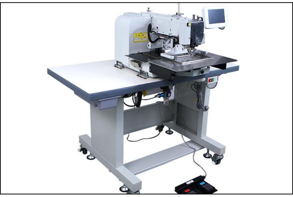 HM-2010 200 X100 mm Electric Pattern Sewing Machine Pet Belt and Rope Heavy Duty Machine (2)