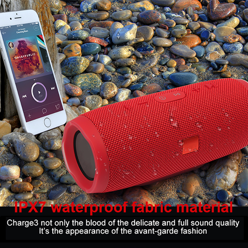 High power 40W Portable Outdoor Wireless Bluetooth Speaker Super Bass Subwoofer Waterproof IPX7 Charge3 column For phone pc TV