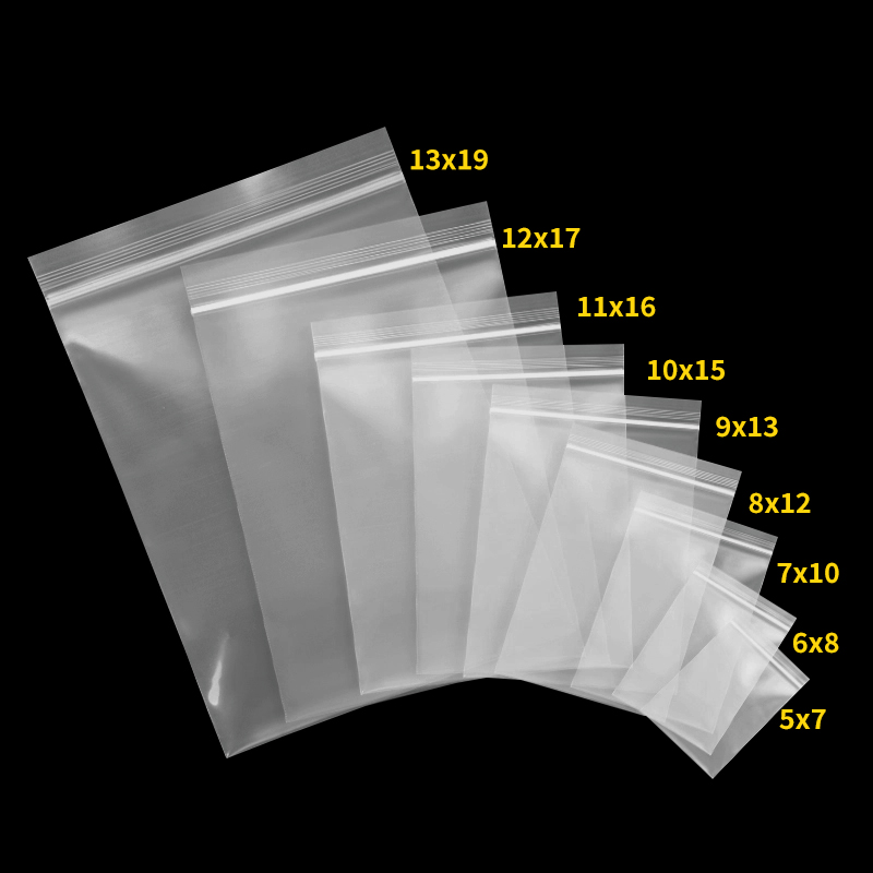 Waterproof Transparent Plastic Self Sealing Bag