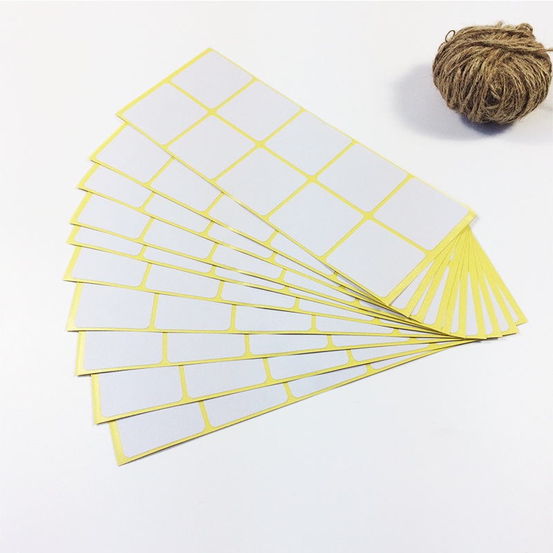 80Pcs/lot Kraft Paper Blank Irregular Seal Sticker Paper Adhesive DIY Decoration Handmade Products Gift Package Label