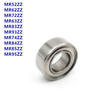 100pcs MR52ZZ MR62ZZ MR72ZZ MR63ZZ MR83ZZ MR93ZZ MR74ZZ MR84ZZ MR85ZZ MR95ZZ miniature deep groove ball bearings