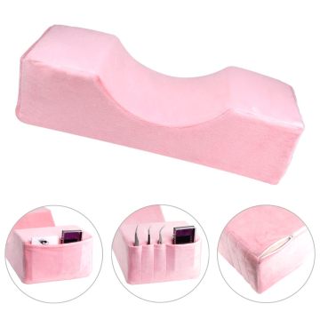 New Eyelash Pillow Shelf Grafting Eyelashes Neck Support Lash Pillow Eyelash Extension Pillow Stand Makeup Salon With Pocket