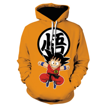 2020 new Anime Hoodie Son Goku 3d Printed hoodies Teen Boy Cartoon Outwear anime high quality Sweatshirts Strange things