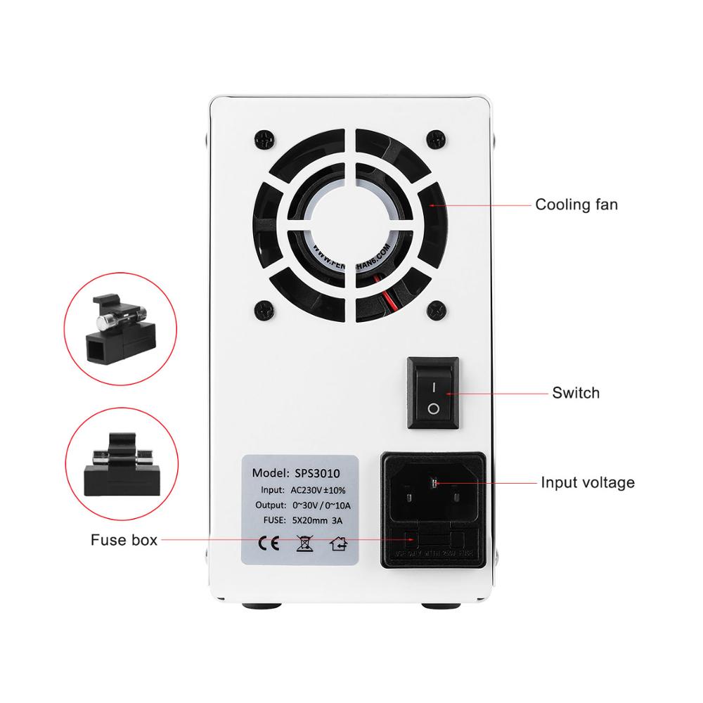 30 V 10A High Precision Regulated Power-Supply Adjustable Lab Switching Power Source Digital Voltage Stabilizer