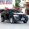 car door protector Car christmas decoration Santa Claus car styling Christmas antlers Car window door sills