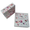 Flower White and Pink Cardboard Gift Box