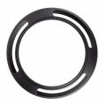 52mm Black Vented Curved Metal camera lens Hood For Pentax For S L3X6