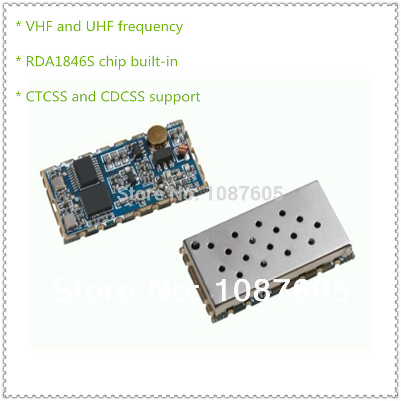 2 pcs/lot RDA1846S chip Embedded 1W UHF Walkie Talkie Module - SA818