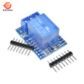 For Wemos D1 Mini Relay Module Shield One Channel ESP8266 Development Board D1 Mini 5V for Arduino DIY Kit