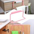 Kitchen Trash Bag Holder Incognito Cabinets Rack Hanging On Cupboard Cabinet Easy Save Space porte serviettes salle bain