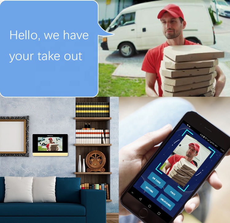 Apartment Intercom System For Building Wireless Home Doorbell Outdoor Digital Access Control Video Doorbell6