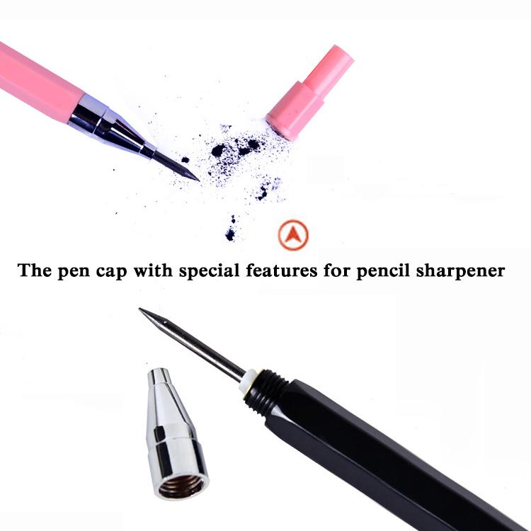 1 PC Candy Color Mechanical Pencil 2.0mm Pencils Pen For Writing Kids Girls School Office Supplies Stationery Pencils Pen