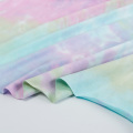 95% Cotton 5% Spandex Fabric Candy Colors Popular Tie Dyed Sweatshirt Fabric Designer Fashion Sewing Cloth TJ0278
