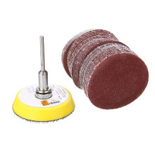 50pcs 2'' Sanding Disc 60-180 Grits Sandpaper Sander Discs Sanding Pad with M6 Backer Plate for Abrasive Tools