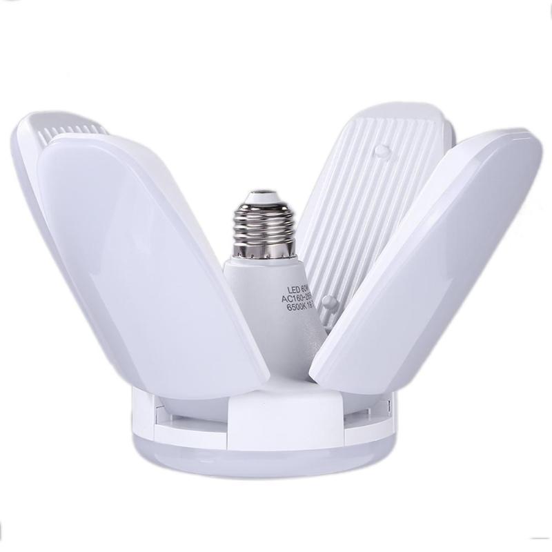 E27 High Bay light LED Pendant Light Foldable Fans Angle Adjustable Ceiling Lamp Energy Saving Ceiling Lamp Fixture Light