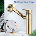 40# Kitchen Faucet 360 Degree Swivel Solid Zinc Alloy Kitchen Mixer Cold And Hot Kitchen Tap Single Hole Water Tap Kitchen Tool