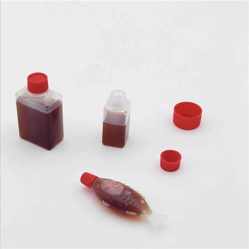 High quality disposable sushi matching soy sauce bottle vinegar bottle takeaway seasoning small packing plastic cup with lid