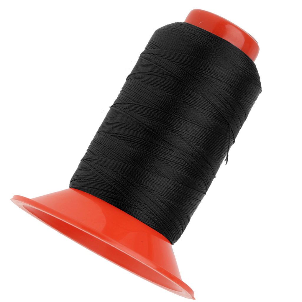 High-strength Nylon Cord 500 Meters Strong Bonded Tent Backpack Sewing Thread for camping tent tarp awning backpack -Black