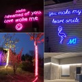 Neon Tube LED Lights 1M-10M Strip Tape With Power Plug Neon Sign Colorful Rainbow Led Light for Kids Room Xmas Home Wall Decor