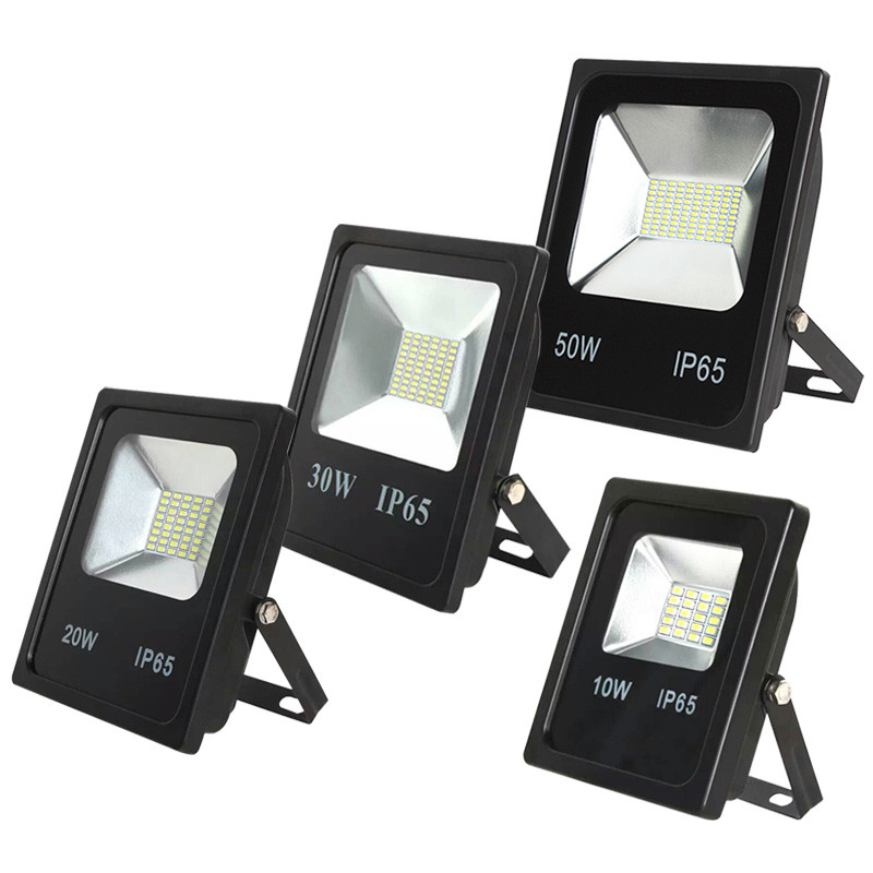 LED DC24V Outdoor Flood Light 10W 20W 30W 50W Waterproof Reflector Spo tlight 12V Led Floodlight AC 230V Advertisement lighting