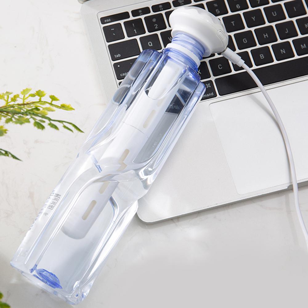 Portable USB Air Humidifier In-bottle Cap Aroma Diffuser Detachable Mist Maker Mute Auto-Off Night Light For Home Travel