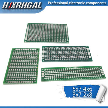 4pcs 5x7 4x6 3x7 2x8 cm 5*7 4*6 3*7 2*8 double Side Copper prototype pcb Universal Board for Ardui hjxrhgal