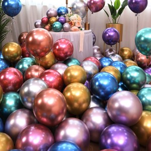 Metallic Balloon Chrome Balloon Latex Shiny Balloons