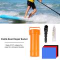 Paddle Board Repair Kit PVC Sturdy Durable Inflatable Stand Up Paddle Boards Repair Bucket Special Glue Sports Surfing Tools