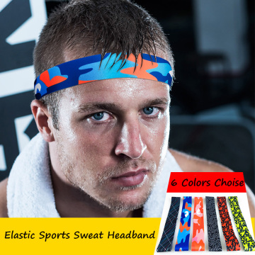 DropShipping 6 Colors Absorbent Sport Sweat Headband Sweatband For Men Women Yoga Hair Bands Head Sweat Bands Sports Safety