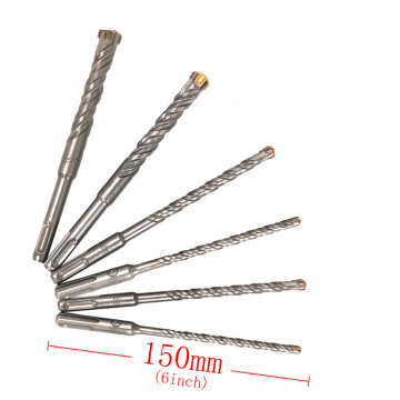 150mm Round handle cross SDS Plus Rotary Hammer Drill Bit for Ceramic Concrete Wall Drilling Tool 6~16mm