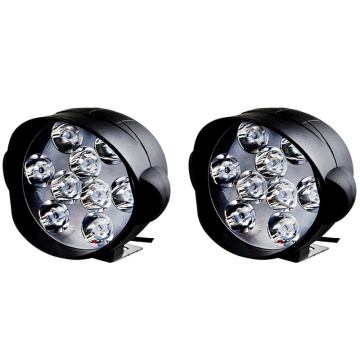 LED Motorcycle Headlight 3600LM Motorbike Spotlight 12V 9 LEDs Bright Motor Scooter Head Light Decorative Lamp