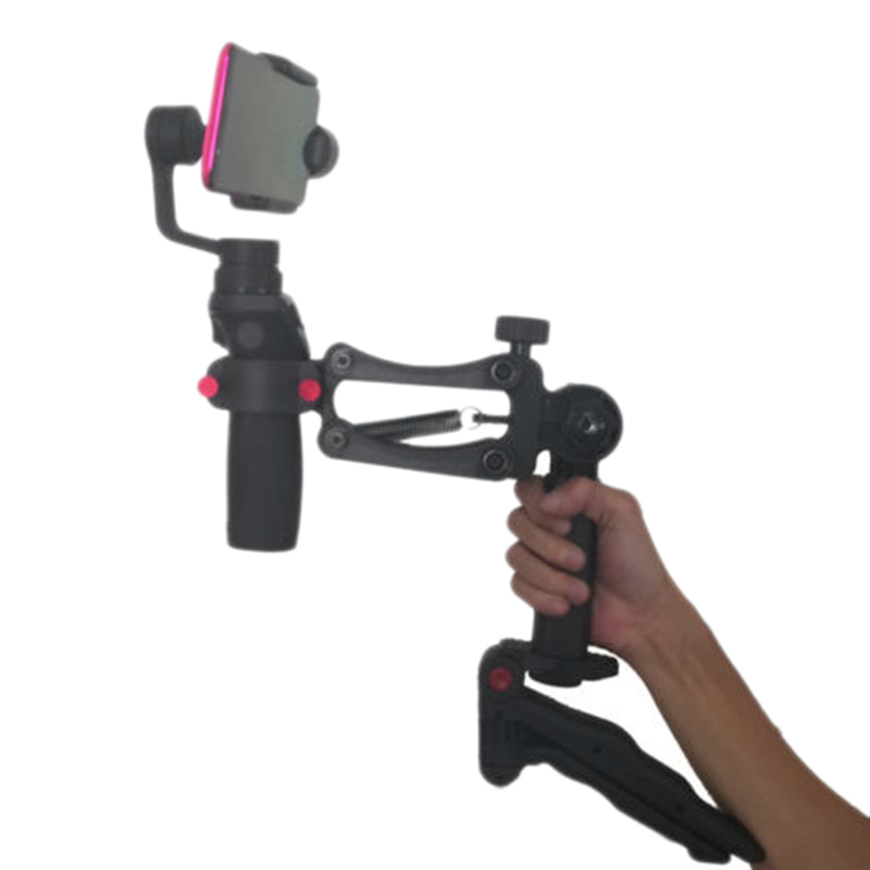 Z Axis Handle Grip Shock Absorption Spring Dual Handle Grip Gimbal Hold Arm for All Stabilizer Gimbal