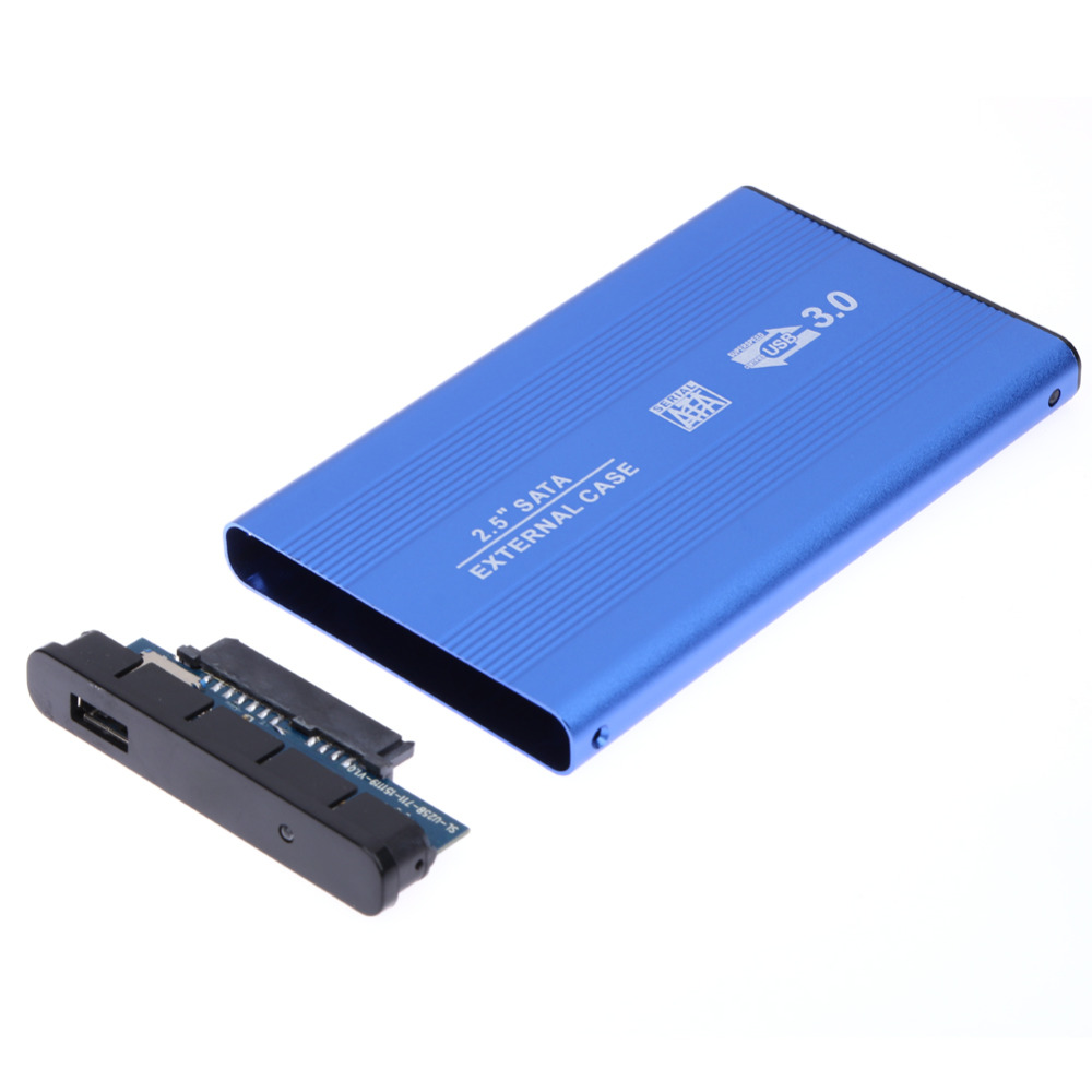 VKTECH SATA Hard Drive HD Enclosure USB 3.0 SATA 2.5" inch External HD HDD Enclosure Hard Disk Drive Aluminum Case Box for PC
