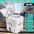 Camping Toilet Portable Flush Outdoor Mobile Toilet Boat Outdoor Squatting Elderly Toilet Stool/Pregnant Movable Toilet