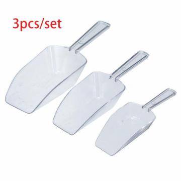 3pcs/set Plastic Ice Shovel Ice Scoop Shovel for Ice Grain Coffee Beans Bonbons Scoop Bar Ice Scraper Shovel Kitchen Accessories