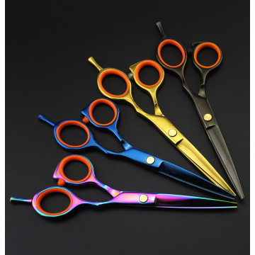 5.5'' Professional Hairdressing Scissors Cutting Shears Thinning Scissors Tijeras Human Hair Scissors 4 colors