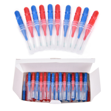 50pcs Tooth Floss Oral Hygiene Dental Floss Soft Plastic Interdental Brush Toothpick Healthy for Teeth Cleaning Oral Care