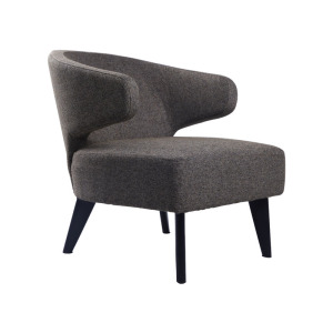 Contemporary Fabric Hotel Lounge Chair Reproduction