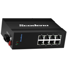 IP40 Din-rail 100Mbps Industrial 8 Ports PoE Switch