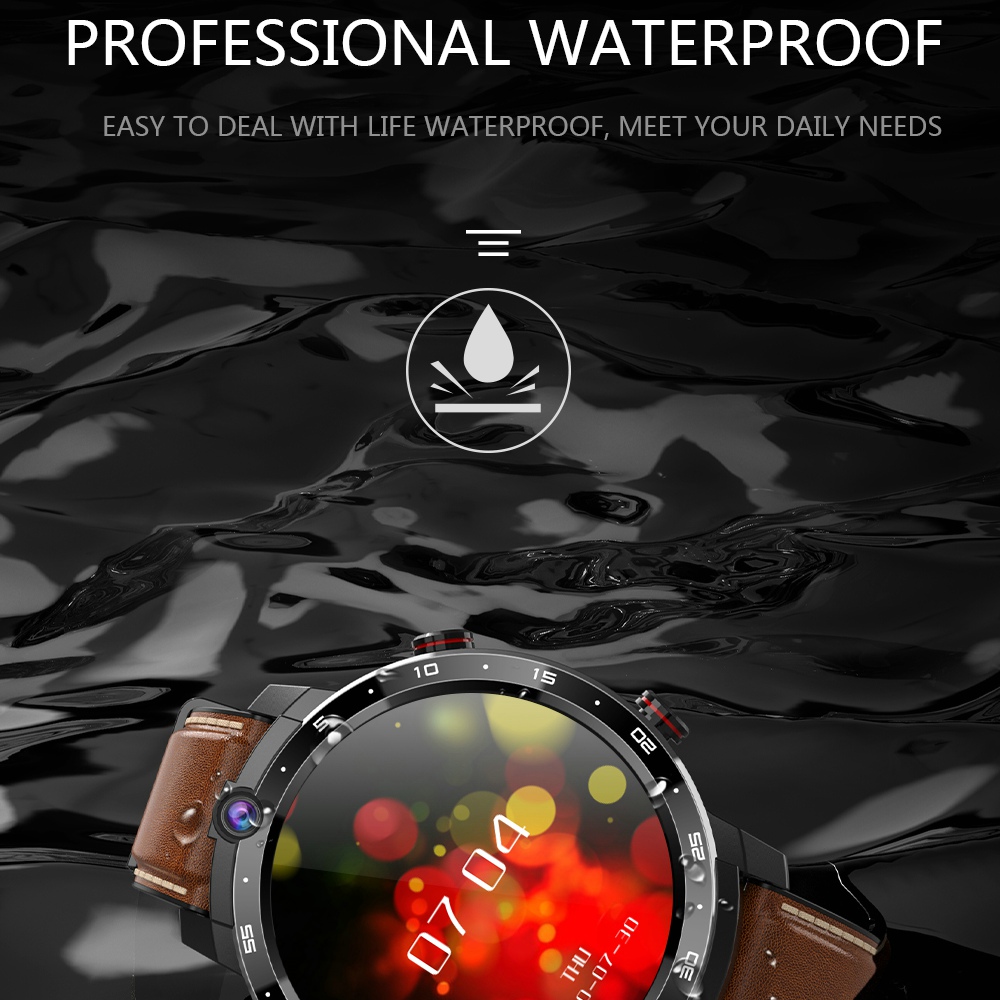 Torntisc LEM12 PRO Smart Watch New WIFI GPS Wireless Projection Dual Cameras 400*400 Resolution 4+64G Custom Face for Android 10