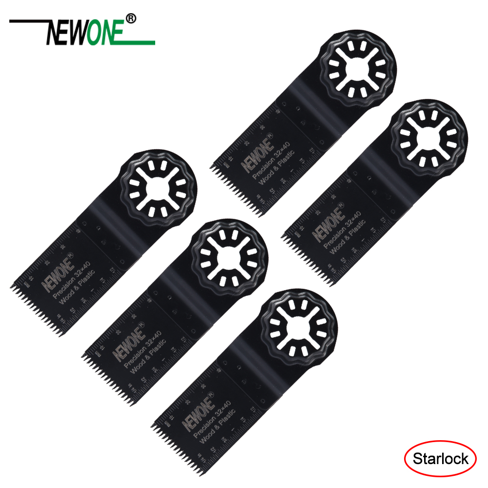 NEWONE 1-3/8" Starlock E-cut Japanese Teeth Precision Multi Saw Blades Oscillating Tool Blades for Cutting Wood Drywall Plastics