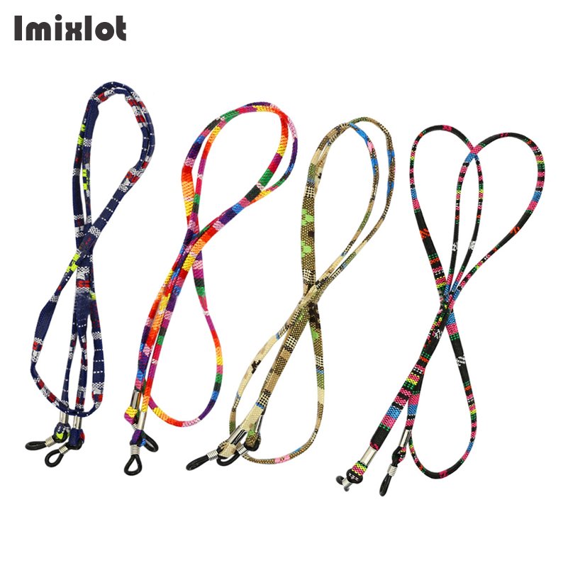 5pcs/lot Fashion Eyeglasses Glasses Chain Straps Cotton Sunglasses Chain Neck String Cord Retainer Strap Eyewear Lanyard Holder