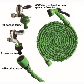 Garden Hose Car Wash Spray Hose Expandable Magic Flexible Water Hose EU Plastic Hoses Pipe With Spray Gun To Watering