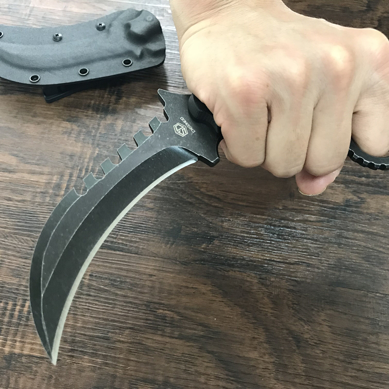 Handmade Riddick Knife Csgo Karambit Knife Custom Karambit Knife Cadeaux  personnalisés Couteau à lame fixe Cadeau pour hommes Cadeaux de chasse pour  hommes -  France